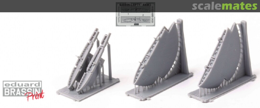 Boxart A6M3 Type 22 folding wingtips Brassin PRINT 648806 Eduard Boxart A6M3 Type 22 folding wingtips Brassin PRINT 648806 Eduard