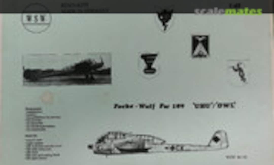 Focke-Wulf Fw 189 Uhu/Owl (WSW Modellbau WSW 48-02)