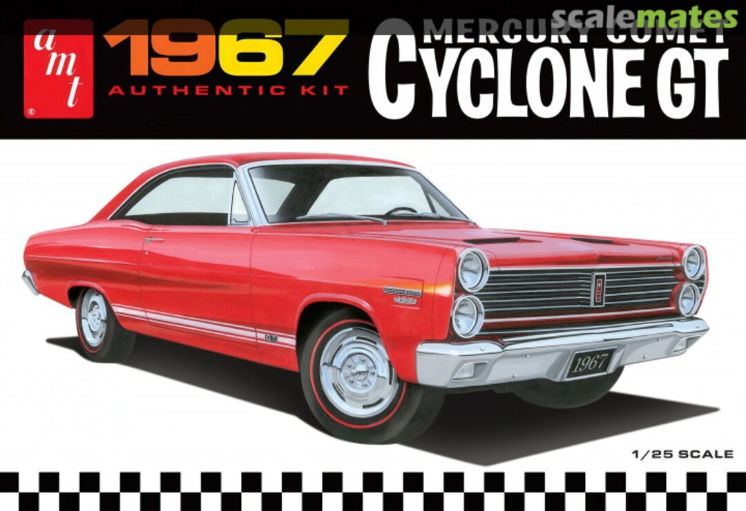 Boxart 1967 Mercury Comet Cyclone GT 1386 AMT Boxart 1967 Mercury Comet Cyclone GT 1386 AMT