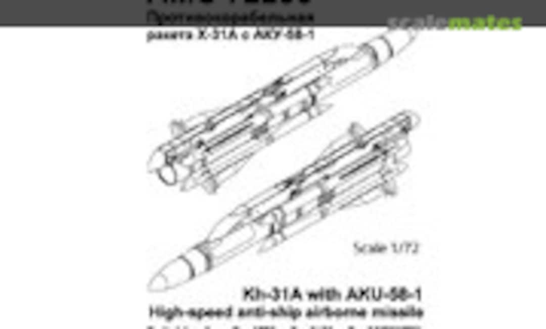 1:72 Kh-31A with AKU-58-1 High-speed anti-ship airborne missile (Advanced Modeling AMC 72236) AMC 72236