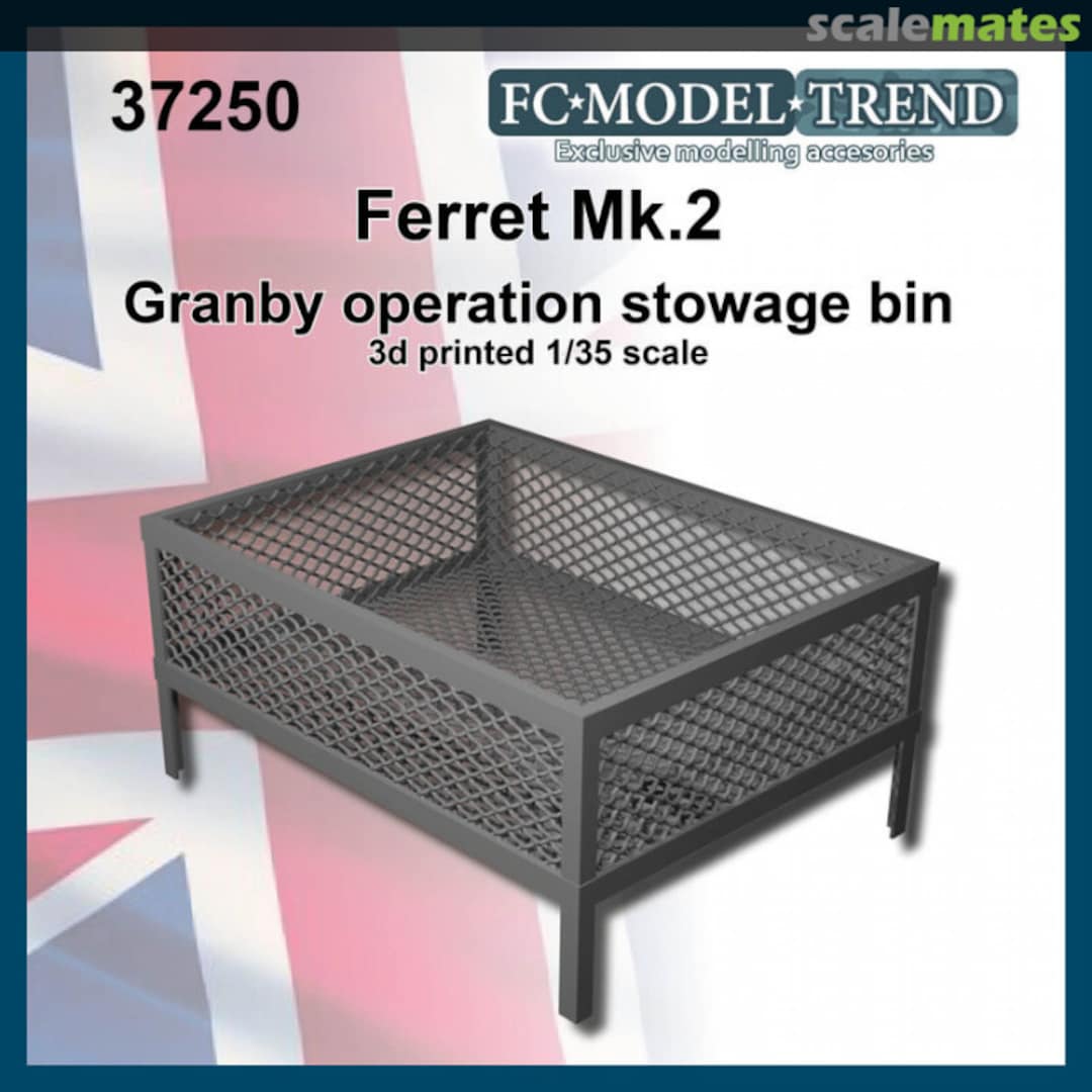Boxart Ferret Mk.2 Operation Granby, rear stowage bin 37250 FC Model Trend Boxart Ferret Mk.2 Operation Granby, rear stowage bin 37250 FC Model Trend