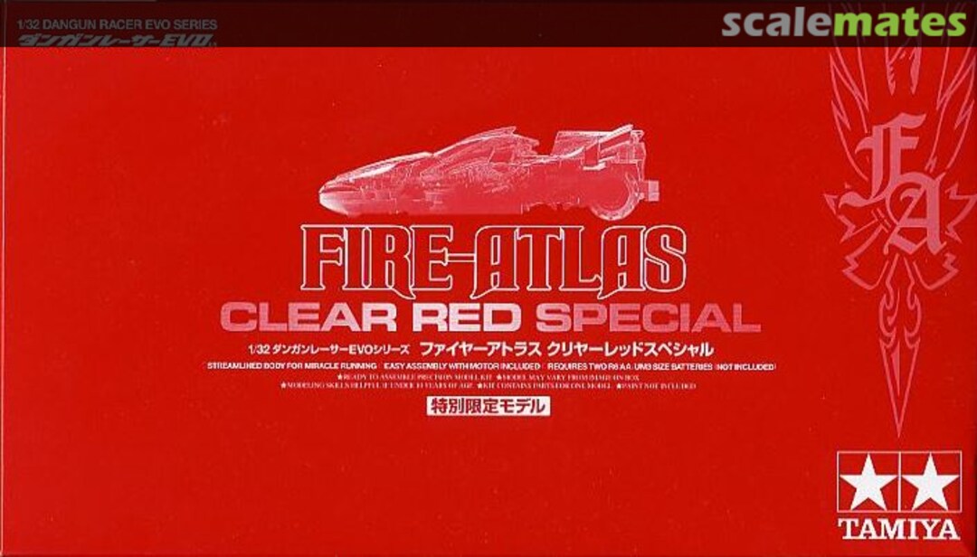 Boxart Fire-Atlas Clear Red Special 94528 Tamiya Boxart Fire-Atlas Clear Red Special 94528 Tamiya