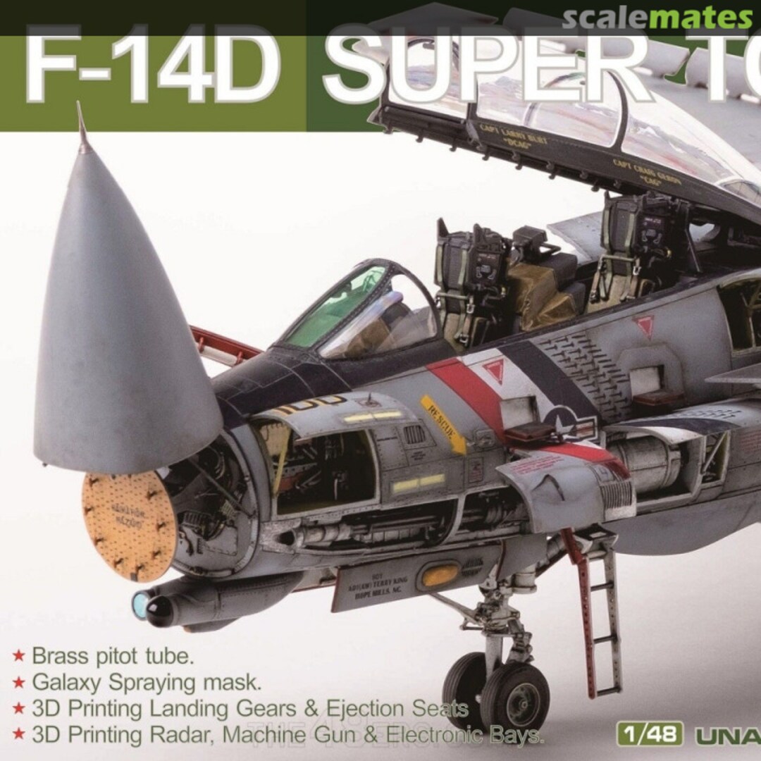 Boxart F-14D Super Tomcat detail set K48003 AMK Kits Boxart F-14D Super Tomcat detail set K48003 AMK Kits