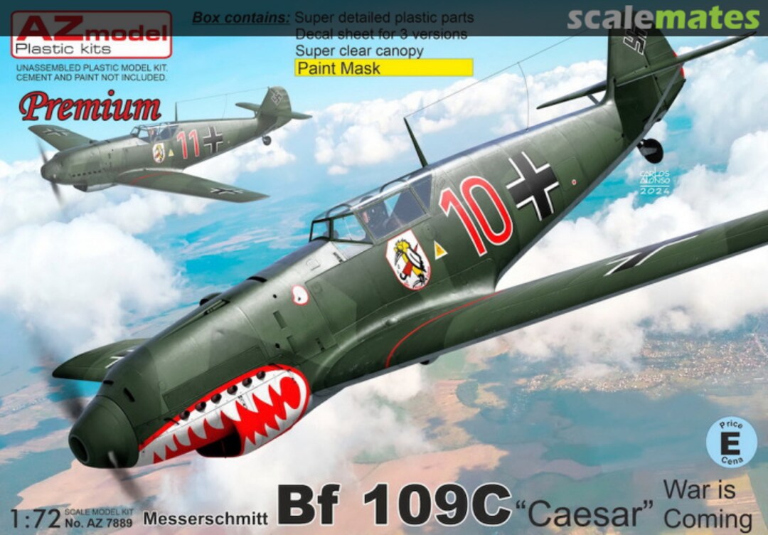 Boxart Messerschmitt Bf 109C "Caesar” AZ7889 AZmodel Boxart Messerschmitt Bf 109C "Caesar” AZ7889 AZmodel