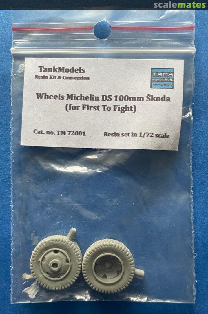 Boxart Wheels Michelin DS 100mm Skoda TM 72001 Tank Models Boxart Wheels Michelin DS 100mm Skoda TM 72001 Tank Models