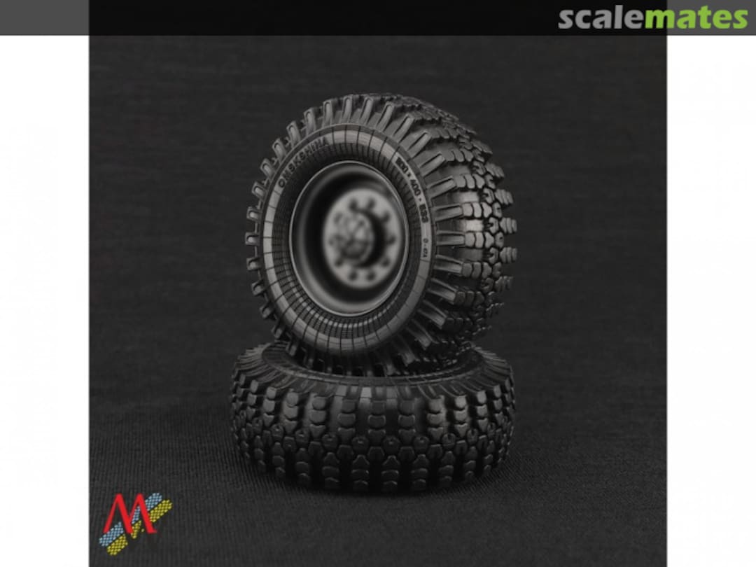 Boxart O-47A Tyres for Ural-375 MW43_T_O-47A Maestro Wheels Boxart O-47A Tyres for Ural-375 MW43_T_O-47A Maestro Wheels