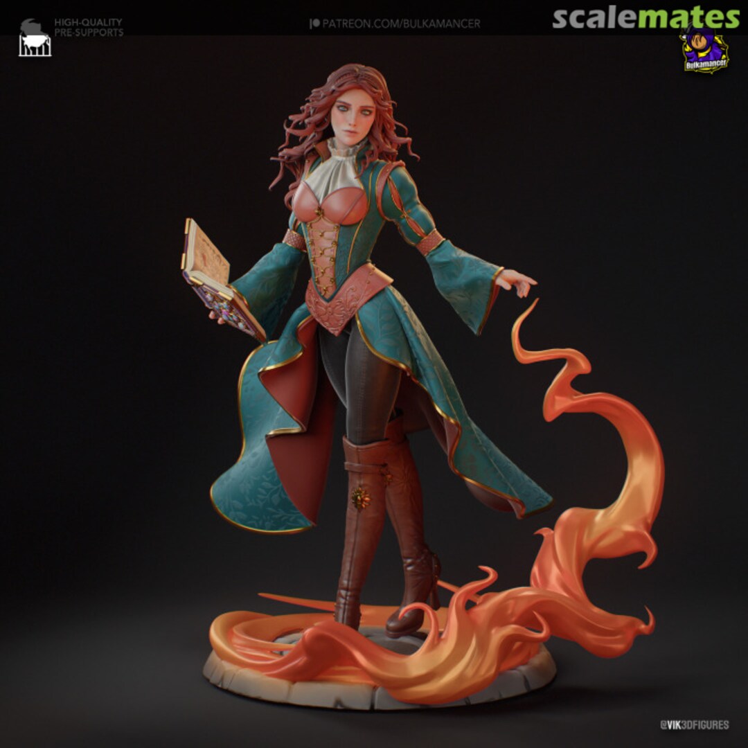 Boxart Red-Haired Enchantress  Bulkamancer Sculpts