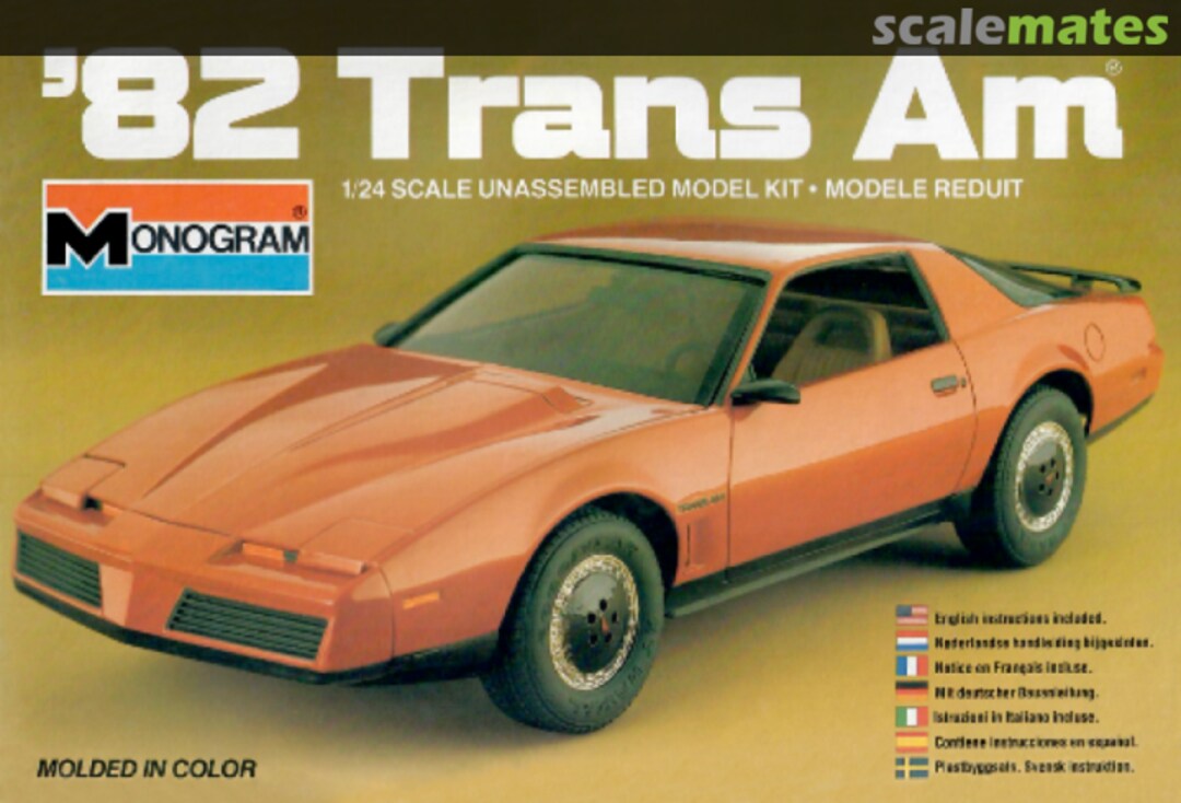 Boxart '82 Trans Am 2281 Monogram Boxart '82 Trans Am 2281 Monogram