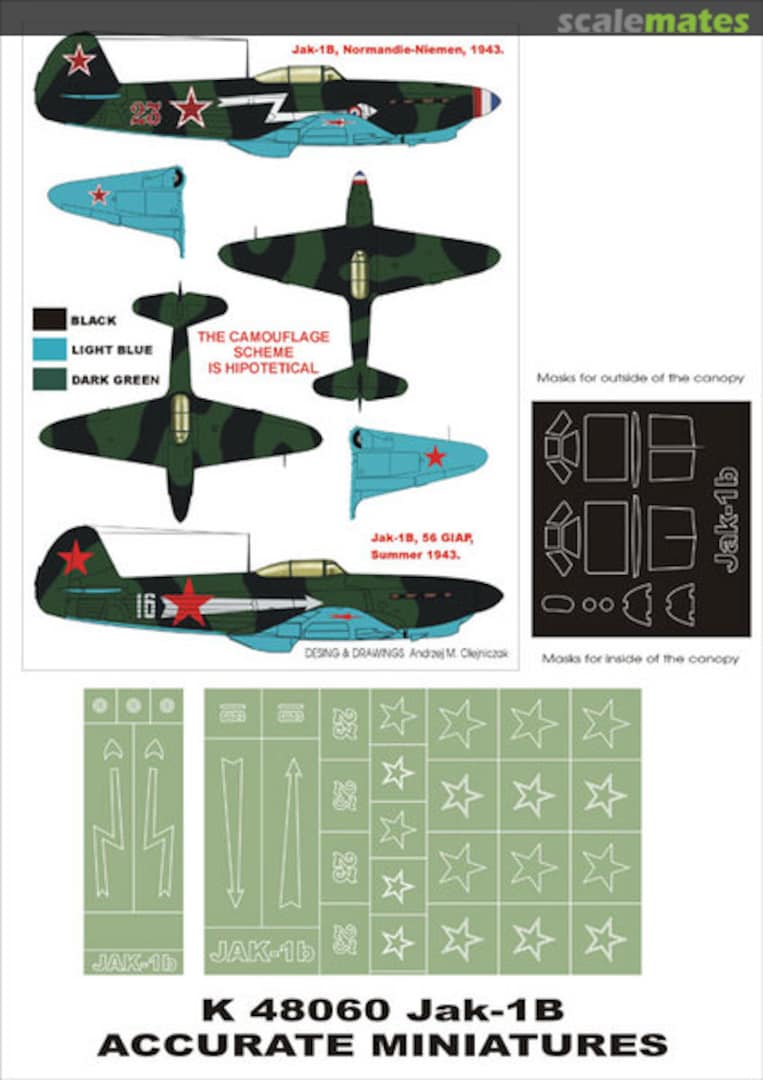 Boxart Yakovlev Yak-1B K48060 Montex Boxart Yakovlev Yak-1B K48060 Montex