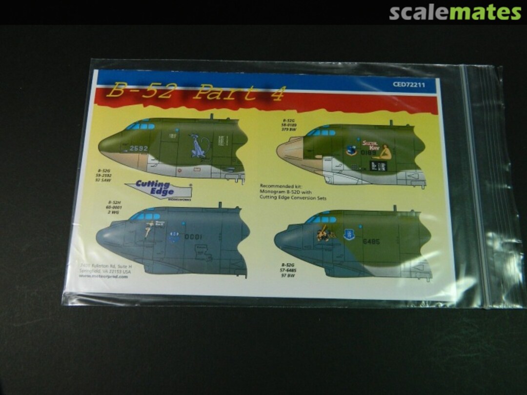 Boxart B-52 Part 4 CED72211 Cutting Edge Modelworks