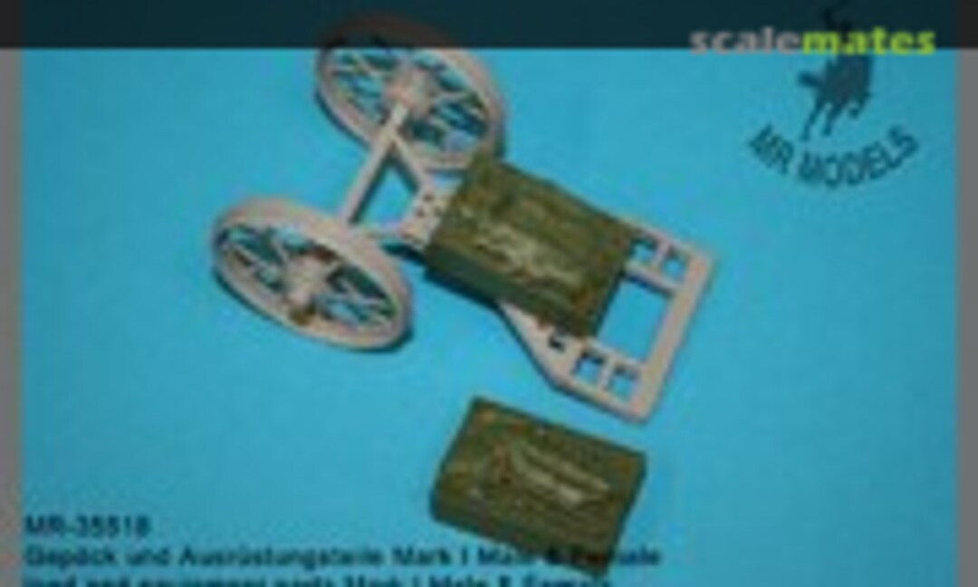 1:35 load and equipment parts Mark I Male & Female (MR Modellbau MR-35518) MR-35518