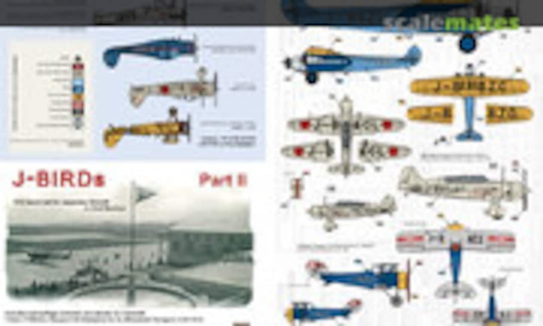 1:72 J-BIRDs Japanese Aircraft in Civil Service Part II (Rising Decals 72039) 72039