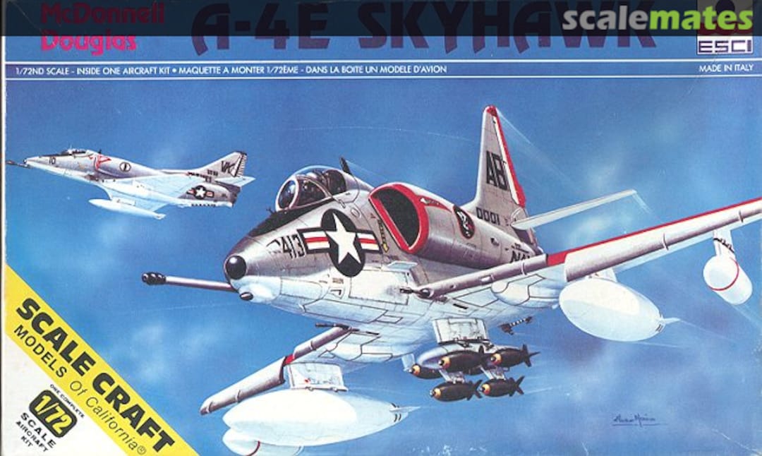 Boxart McDonnell Douglas A-4E Skyhawk 9004 ESCI/Scale Craft Boxart McDonnell Douglas A-4E Skyhawk 9004 ESCI/Scale Craft