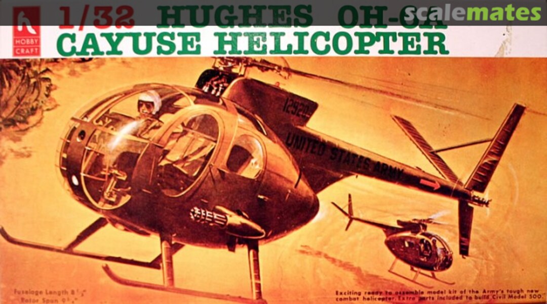 Boxart Hughes OH-6A Cayuse HC2109 Hobbycraft Boxart Hughes OH-6A Cayuse HC2109 Hobbycraft