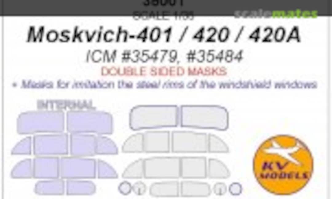 1:35 Moskvich 401 / 420 / 420A (KV Models 35001) 35001
