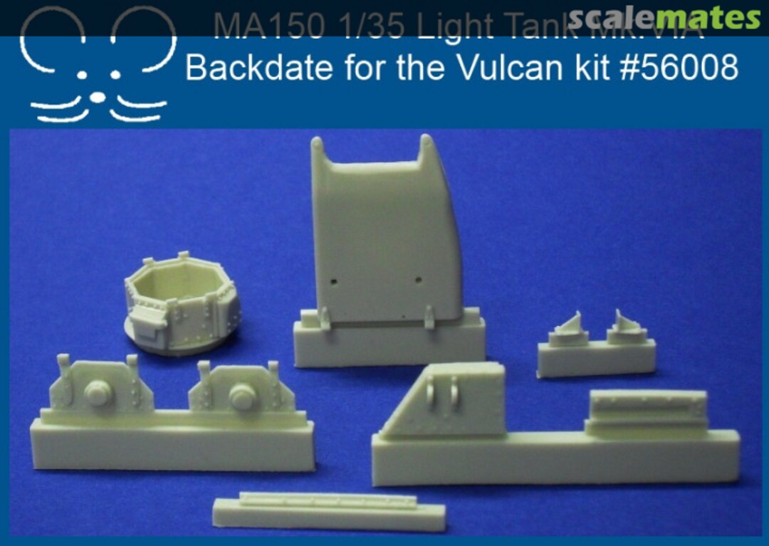 Boxart Light Tank Mk.VIA backdate for Vulcan kit MA150 Mouse House Enterprises Boxart Light Tank Mk.VIA backdate for Vulcan kit MA150 Mouse House Enterprises