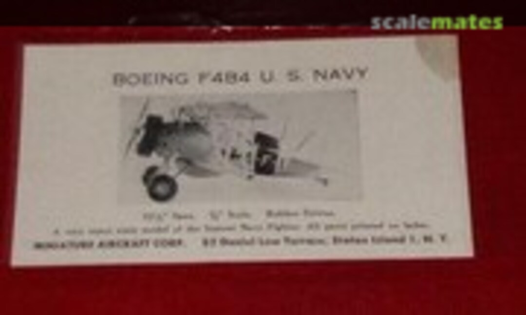 1:16 Boeing F4B4 U.S. Navy (Miniature Aircraft Corp. )