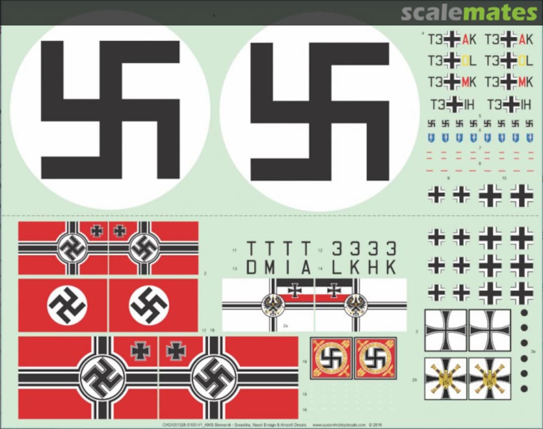 Boxart KMS Bismarck – WWII German Battleship 1328 Custom Hobby Decals Boxart KMS Bismarck – WWII German Battleship 1328 Custom Hobby Decals