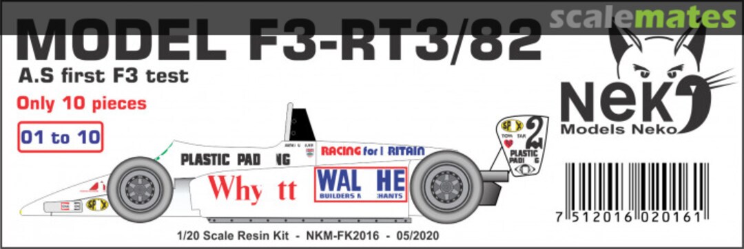Boxart Model F3-RT3/82 NKM-FK2016 Neko Models Boxart Model F3-RT3/82 NKM-FK2016 Neko Models