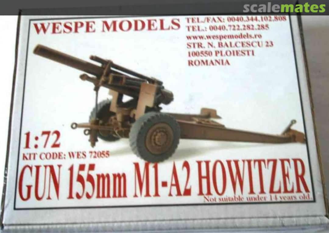 Boxart Gun 155mm M1-A2 Howitzer WES 72055 Wespe Models Boxart Gun 155mm M1-A2 Howitzer WES 72055 Wespe Models