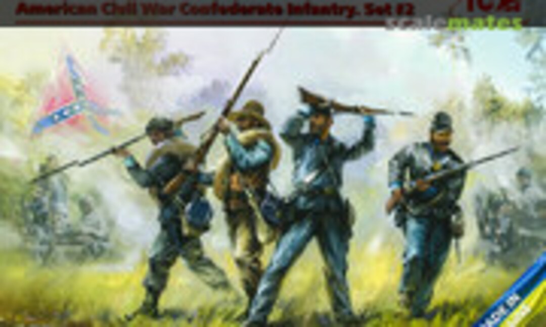 1:35 Civil War Confederate Infantry (ICM 35024) 35024