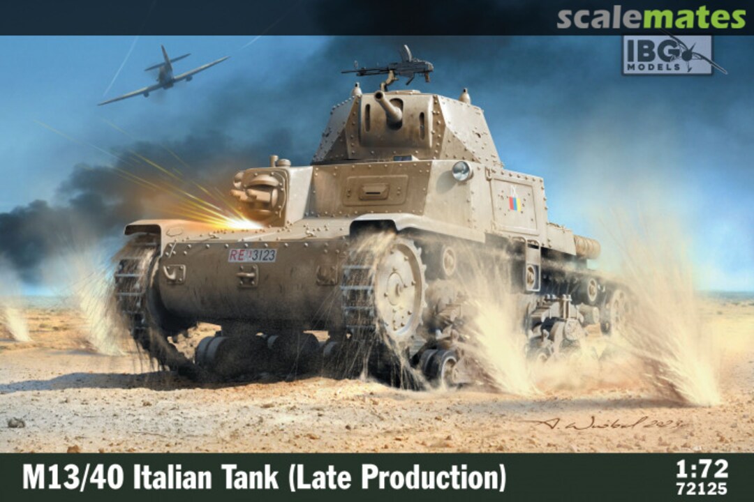Boxart Carro Armato M13/40 72125 IBG Models Boxart Carro Armato M13/40 72125 IBG Models