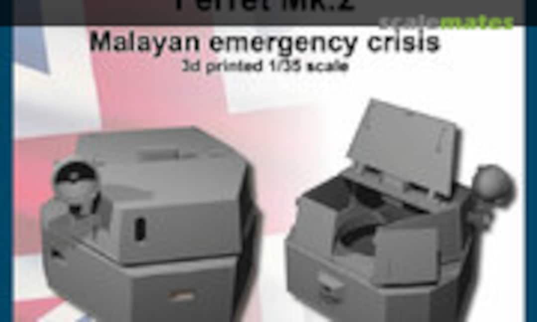 1:35 Ferret Mk 2 Malayan emergency crisis, scale. (FC Model Trend 37249) 37249