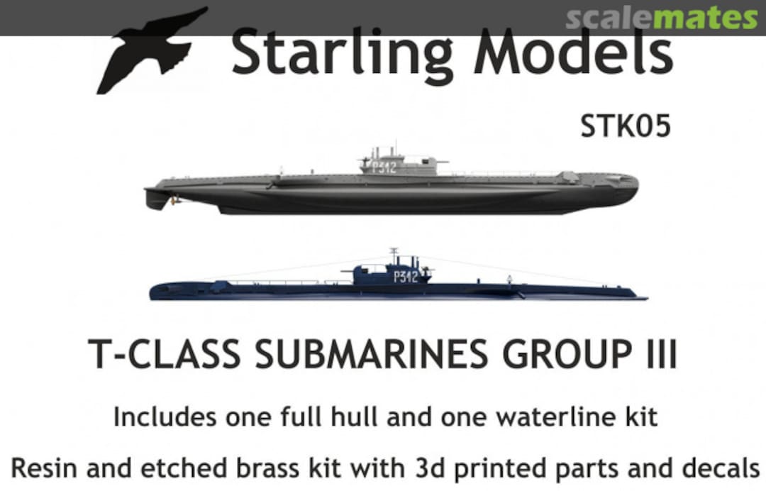 Boxart T-Class Submarines Group III STK05 Starling Models Boxart T-Class Submarines Group III STK05 Starling Models