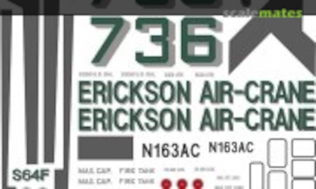 1:35 S-64F - Erickson Air-Crane - N163AC (Heli Scale Quality Decal 417) Decal 417