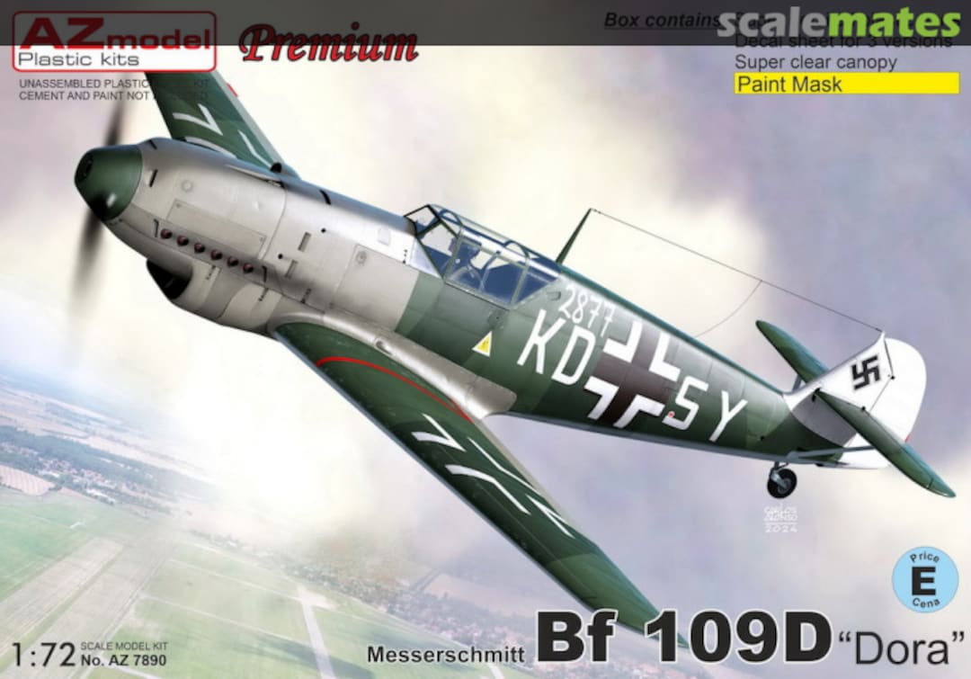 Boxart Messerschmitt Bf 109D "Dora" AZ7890 AZmodel Boxart Messerschmitt Bf 109D "Dora" AZ7890 AZmodel
