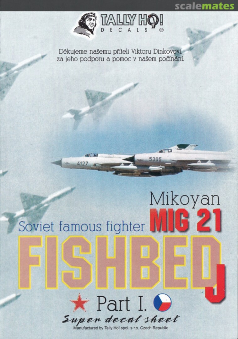 Boxart Mikoyan MiG-21 Fishbed J 72 027 Tally Ho! (CZ) Boxart Mikoyan MiG-21 Fishbed J 72 027 Tally Ho! (CZ)
