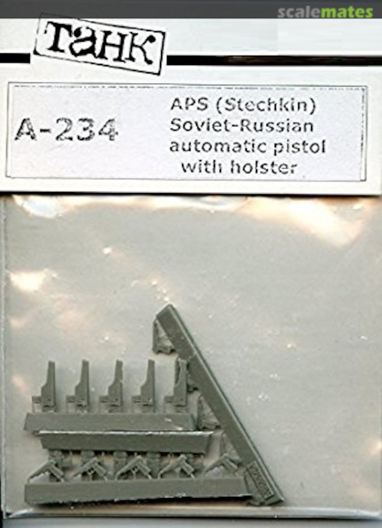 Boxart APS (Stechkin) Soviet-Russian Automatic Pistol with Holster (10 Pcs.) A-234 Tank Boxart APS (Stechkin) Soviet-Russian Automatic Pistol with Holster (10 Pcs.) A-234 Tank