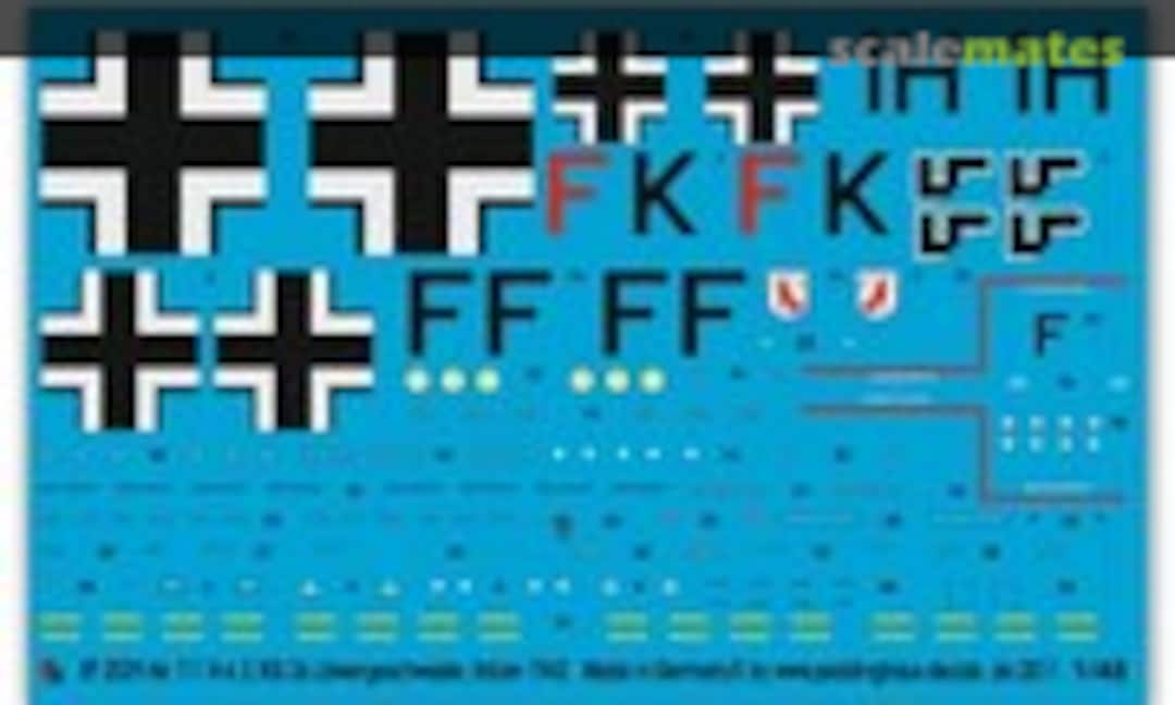 1:48 He 111H-6 2./KG 26 Löwengeschwader Italien 1942 (Peddinghaus-Decals EP 2529) EP 2529