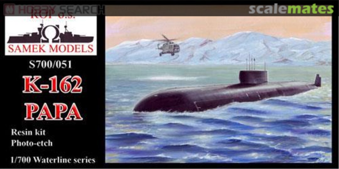 Boxart K-162 Papa S700/051 ROP o.s. Samek Models Boxart K-162 Papa S700/051 ROP o.s. Samek Models
