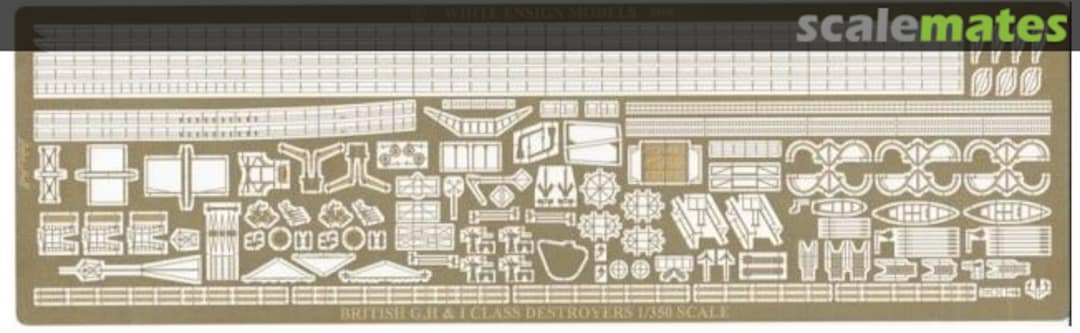 Boxart Royal Navy "G" & "H" Class Destroyers Detail-up Set (1 Photo-Etched Sheet) PE 35133 White Ensign Models Boxart Royal Navy "G" & "H" Class Destroyers Detail-up Set (1 Photo-Etched Sheet) PE 35133 White Ensign Models