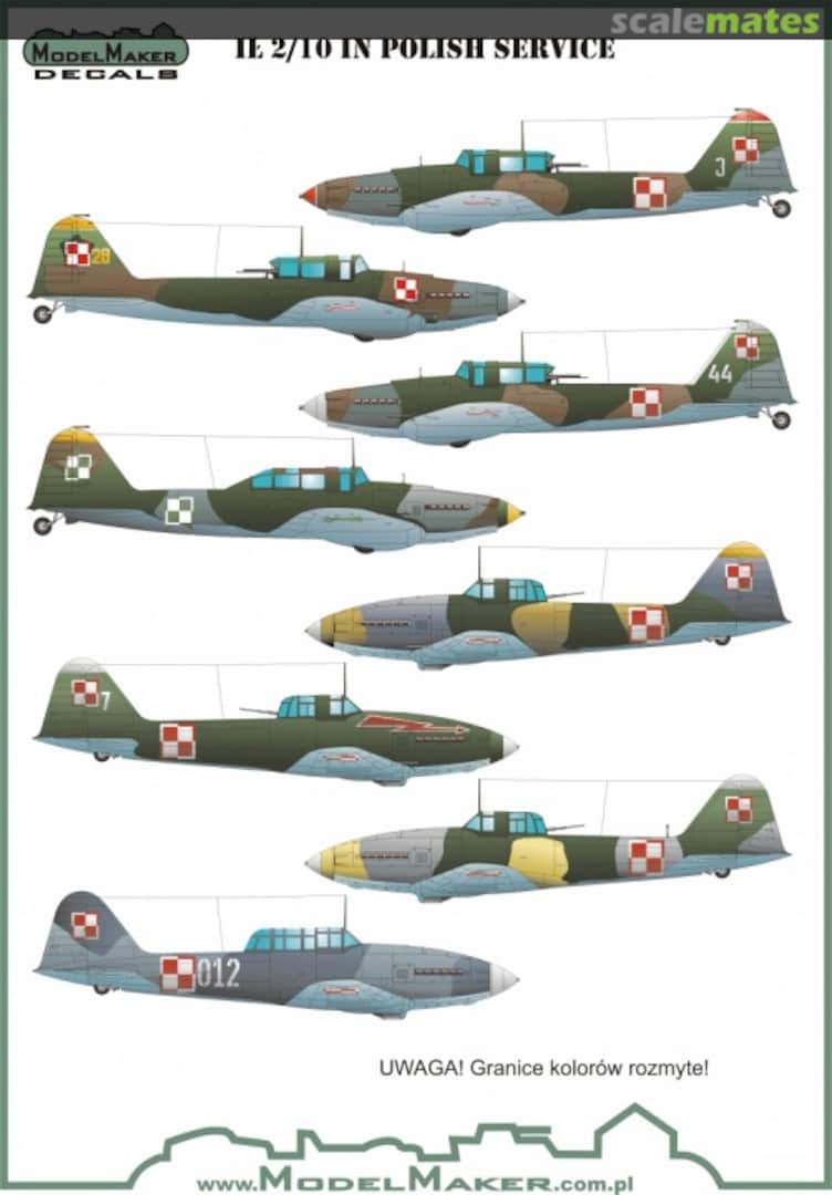 Boxart Il-2/10 in Polish service D72049 ModelMaker