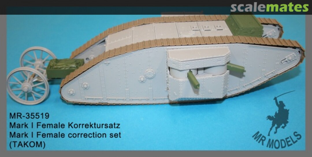 Boxart Mark I Female correction set MR-35519 MR Modellbau Boxart Mark I Female correction set MR-35519 MR Modellbau