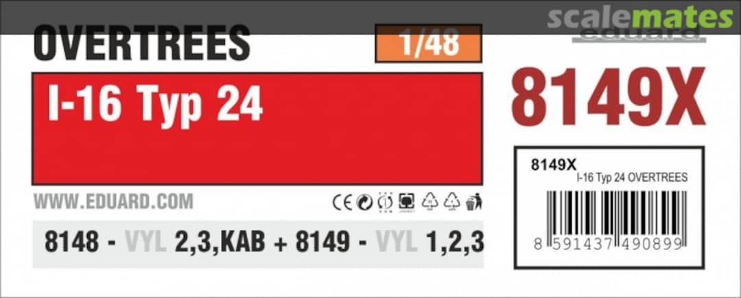 Boxart I-16 type 24 8149X Eduard Boxart I-16 type 24 8149X Eduard