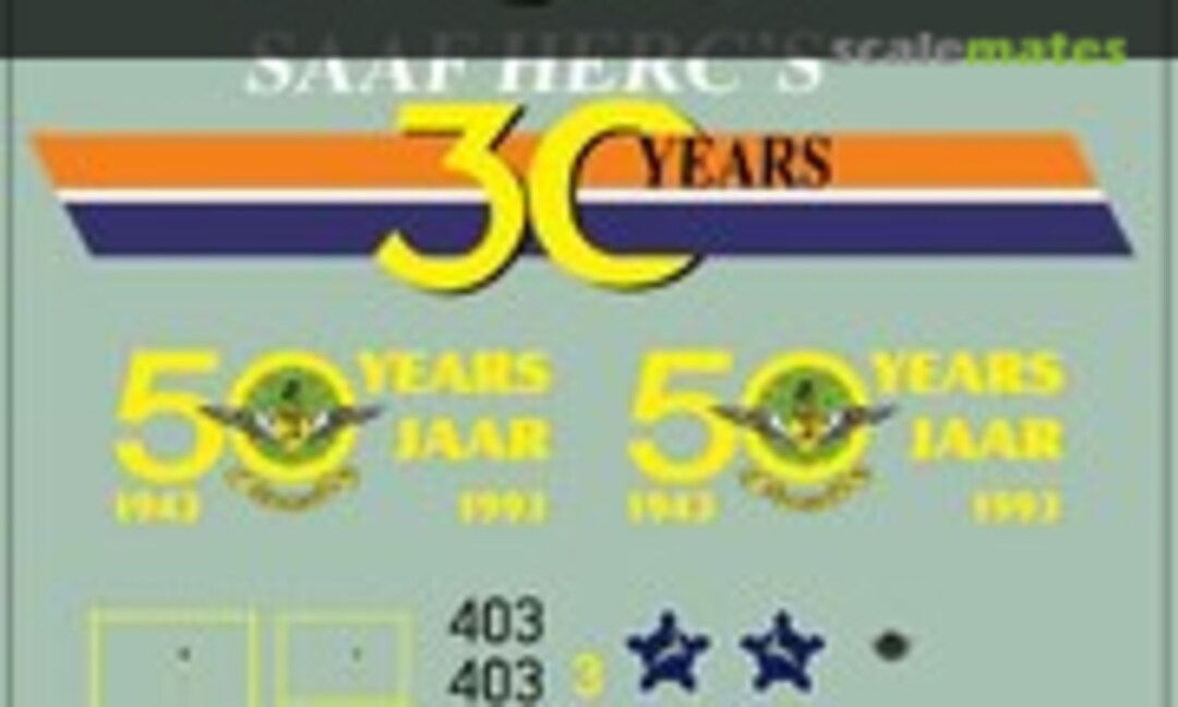 1:72 SAAF C130 Hercules (MAV Decals MAV-720303) MAV-720303