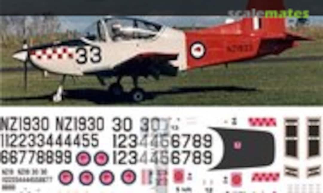 1:48 RNZAF PAC CT-4B Airtrainer original red-grey scheme (Oldmodels Decals OMD0368) OMD0368