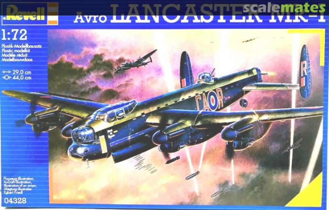 Boxart Avro Lancaster Mk-I 04328 Revell Boxart Avro Lancaster Mk-I 04328 Revell