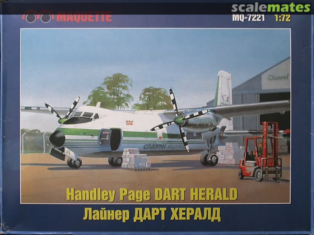 Boxart Handley Page Dart Herald MQ-7221 Maquette Boxart Handley Page Dart Herald MQ-7221 Maquette