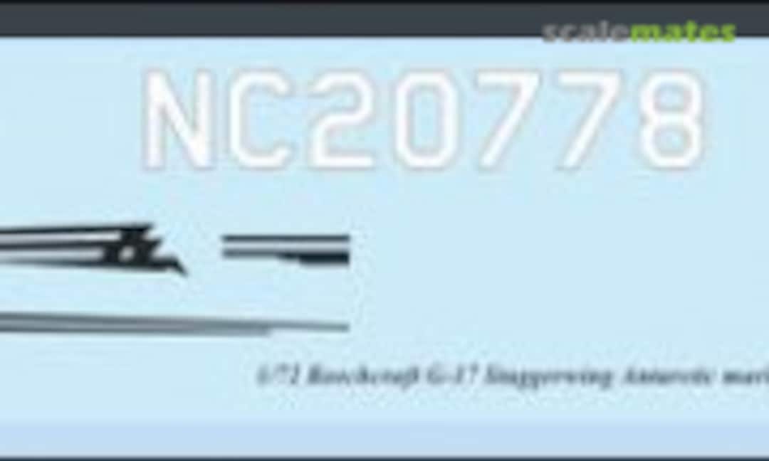1:72 Beechcraft G-17 Staggerwing - Antarctic Markings (Draw Decal 72-RPD-BEECH-02) 72-RPD-BEECH-02