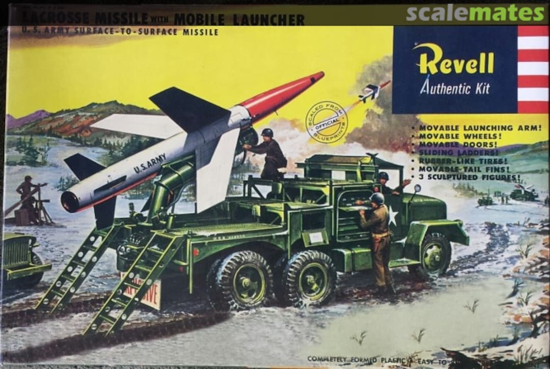Boxart LaCrosse Missile With Mobile Launcher H-1816 Revell Boxart LaCrosse Missile With Mobile Launcher H-1816 Revell