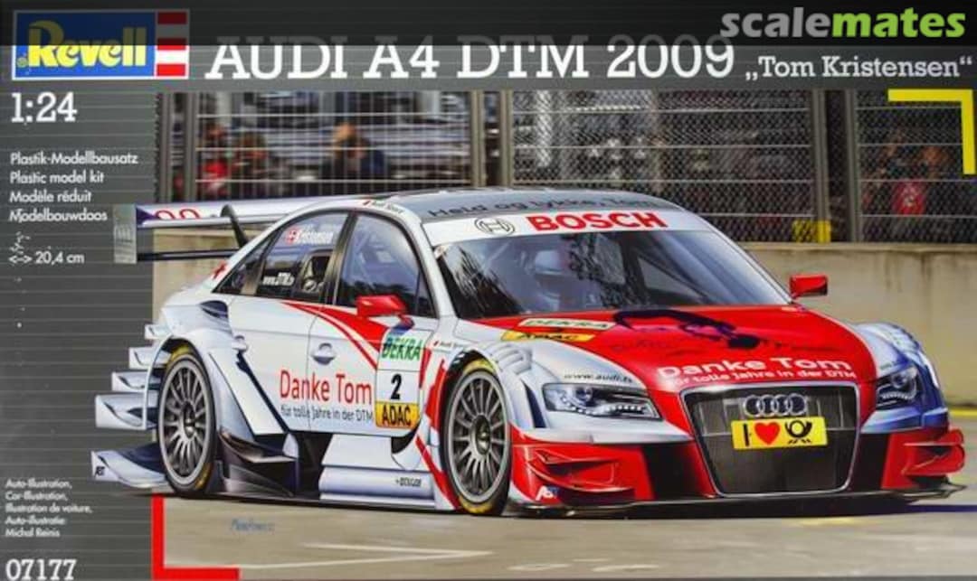 Boxart Audi A4 DTM 2009 "Tom Kristensen" 07177 Revell