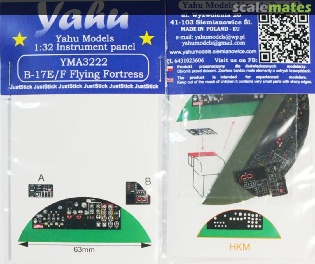 Boxart B-17 E/F YMA3222 Yahu Models Boxart B-17 E/F YMA3222 Yahu Models