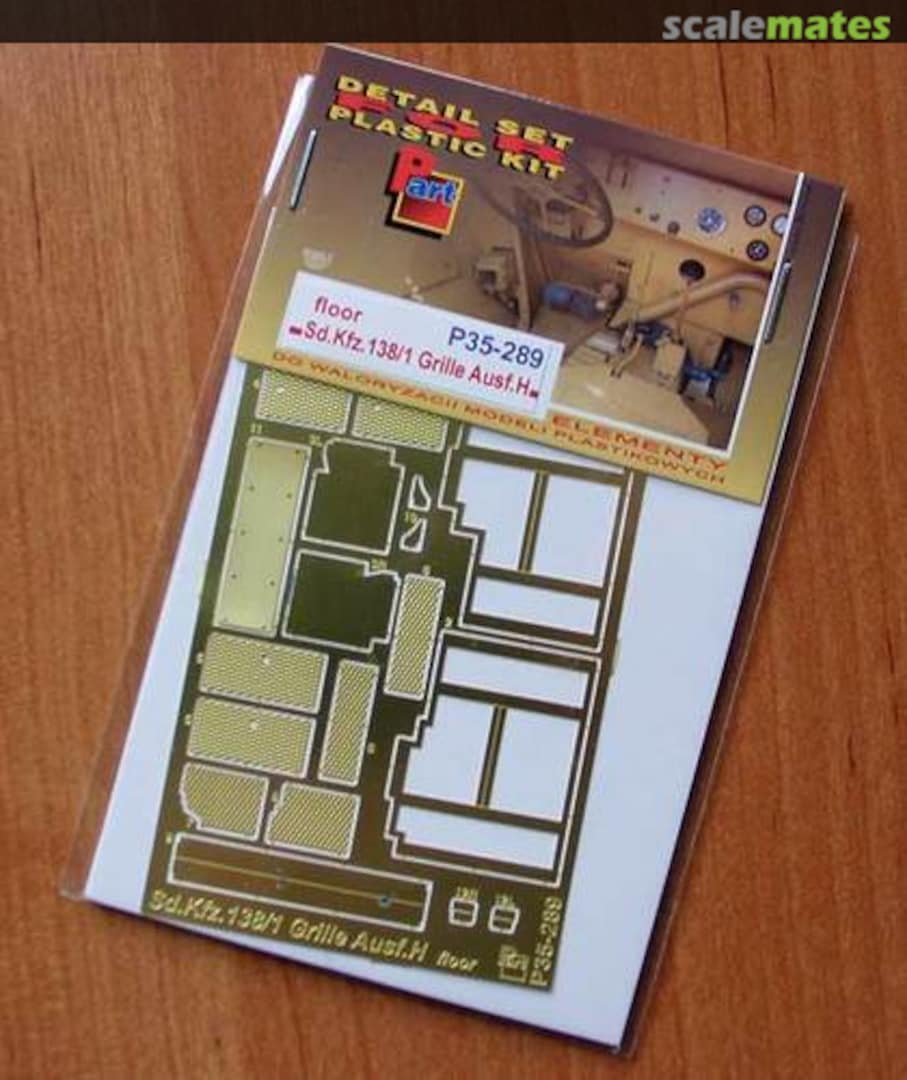 Boxart Sd.Kfz.138/1 Grille Ausf.H - Floor P35-289 Part Boxart Sd.Kfz.138/1 Grille Ausf.H - Floor P35-289 Part