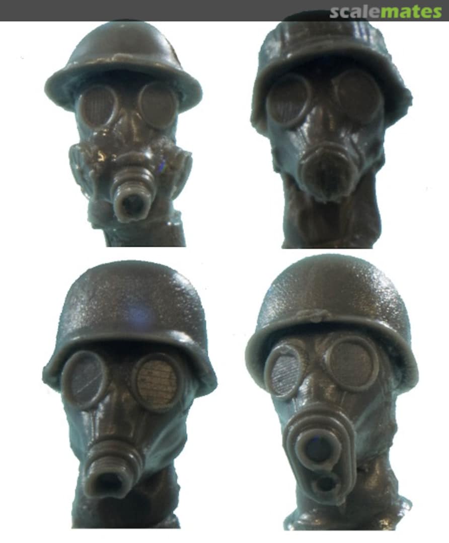 Boxart HT Scale models Gas Mask Head set II HT002 HT scale models Boxart HT Scale models Gas Mask Head set II HT002 HT scale models