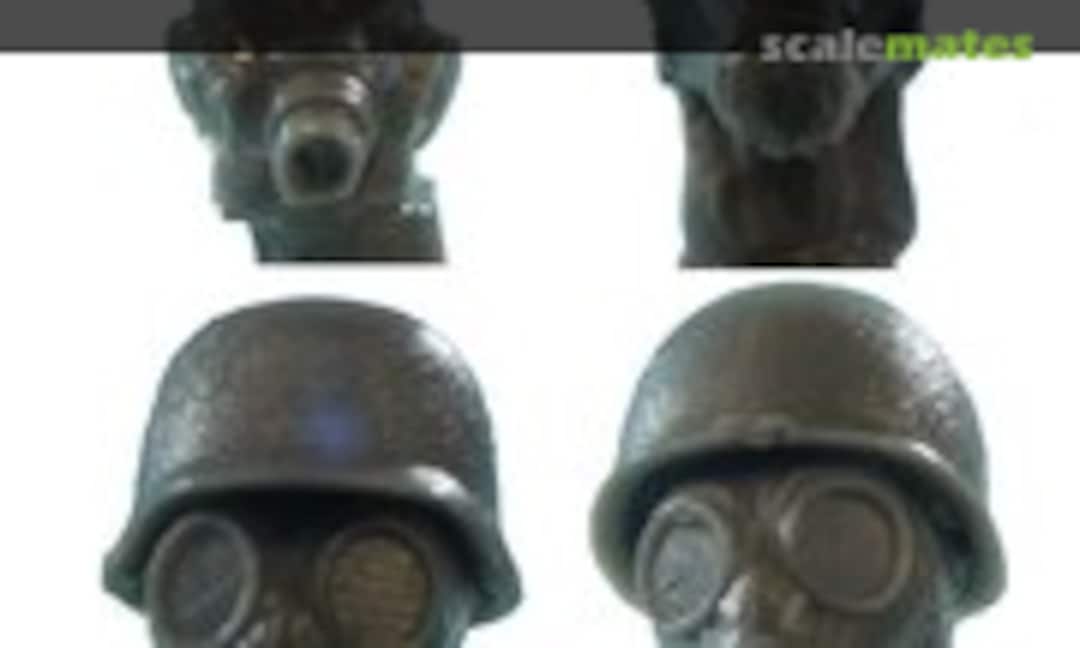 1:35 HT Scale models Gas Mask Head set II (HT scale models HT002) HT002