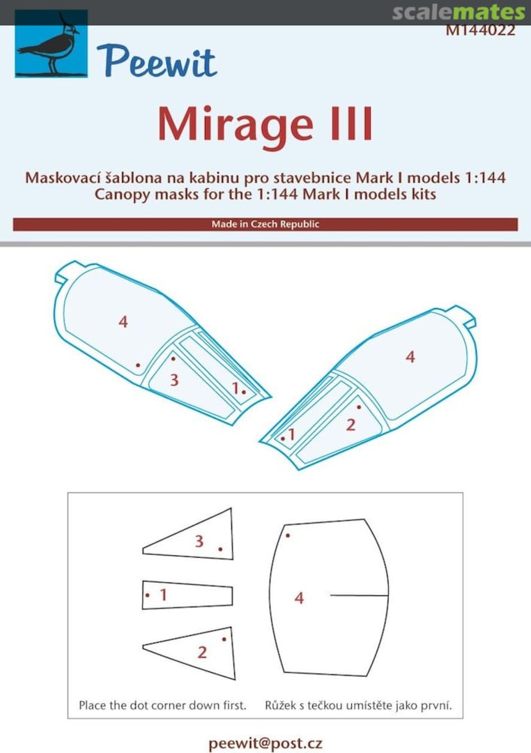 Boxart Dassault Mirage III M144022 Peewit Boxart Dassault Mirage III M144022 Peewit
